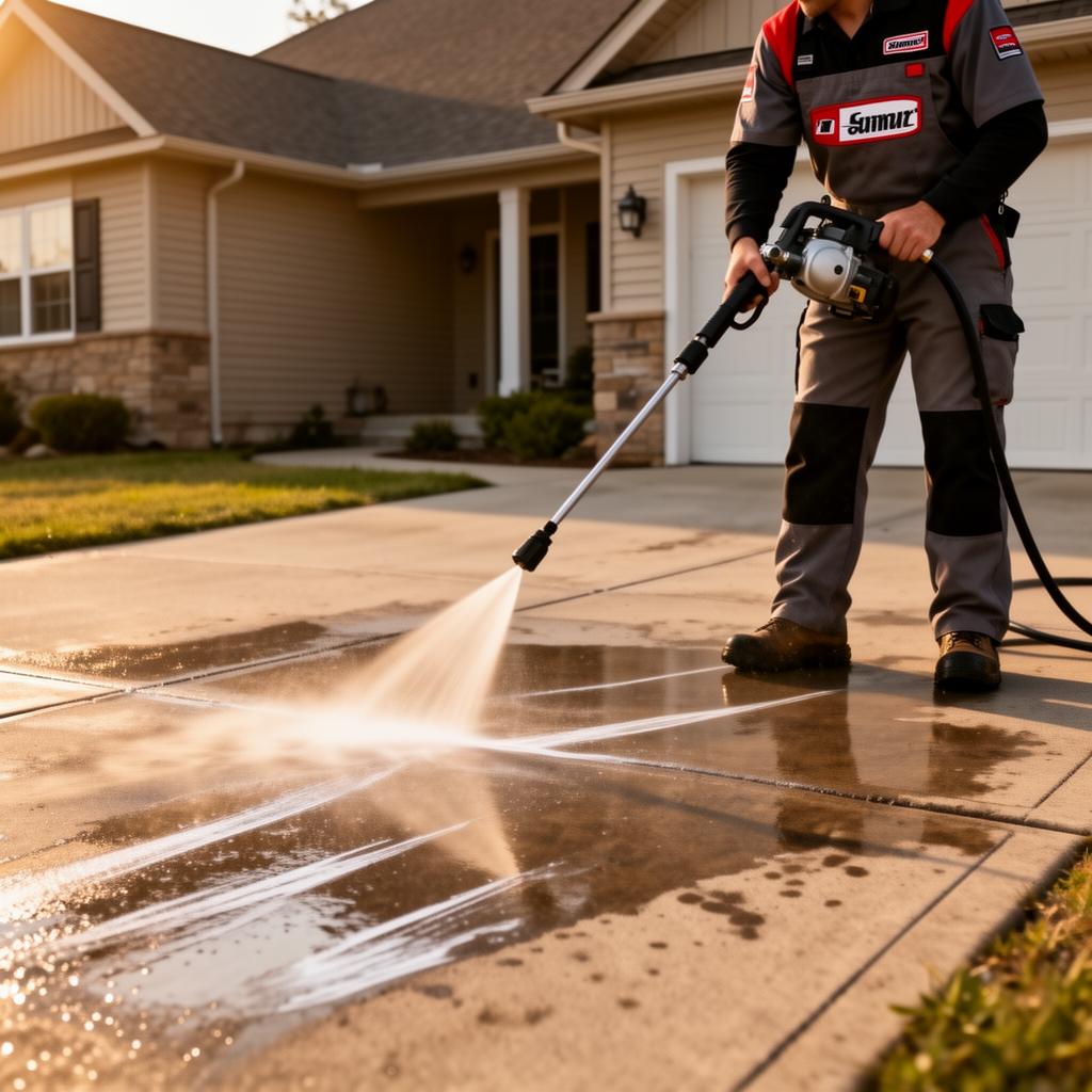 Pressure washing service